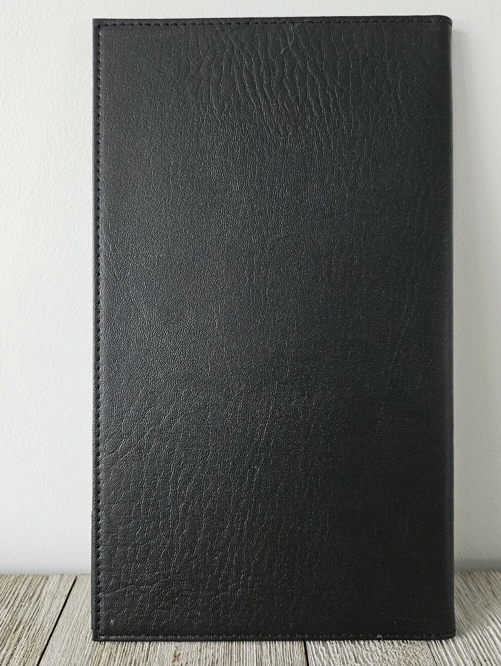 Pair of Vantqge Deluxe World Travel Black Document Passport Folder Holder Set ea